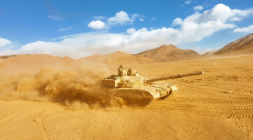 MBTs rumble in Gobi desert