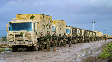 Soldiers set out for logistic training