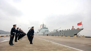 Chinese navy fleet returns from escort mission