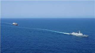 45th Chinese naval escort taskforce escorts Panamanian general cargo ship