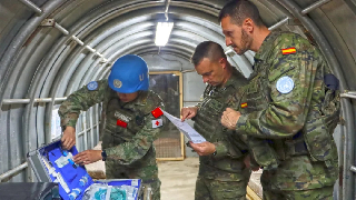 Chinese peacekeeping troops to Lebanon hold emergency defense drill