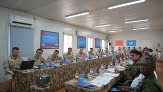 Chinese peacekeepers in South Sudan (Wau) pass 2nd quarter UN equipment inspection