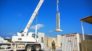 Chinese peacekeepers to Lebanon complete protective wall construction