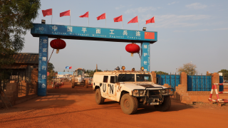 Chinese peacekeepers to South Sudan (Wau) start a supply line construction