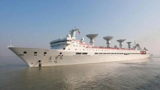 China's space-tracking ship sets sail for new missions
