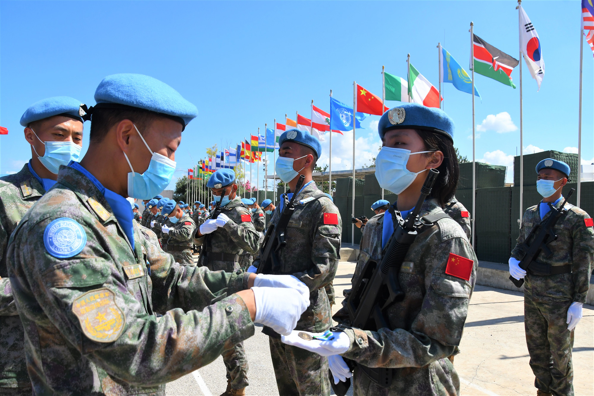 Chinese Peacekeepers To Lebanon Awarded UN Peace Medal Of Honor - China ...