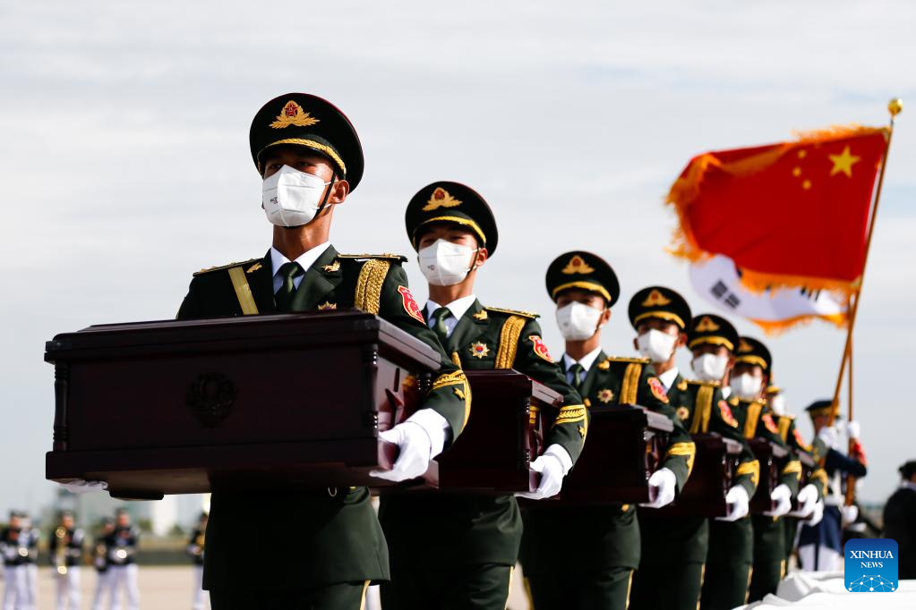 S Korea Returns Remains Of 88 Chinese Soldiers Killed In Korean War 