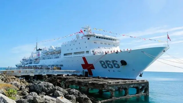 Chinese Naval Hospital Ship Peace Ark Provides Medical Service In Tonga