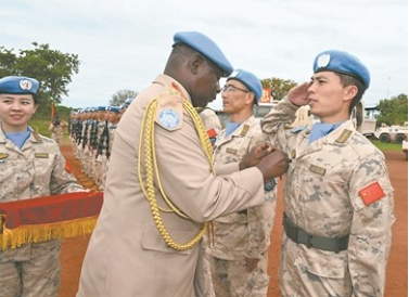 Chinese Peacekeepers To South Sudan Awarded UN Peace Medals - China ...