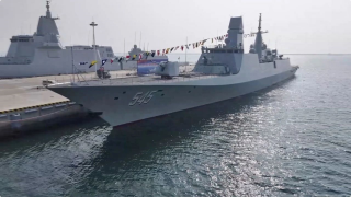 China's first Type 054B frigate Luohe commissioned