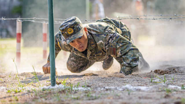 PAP soldiers take part in military skills competition