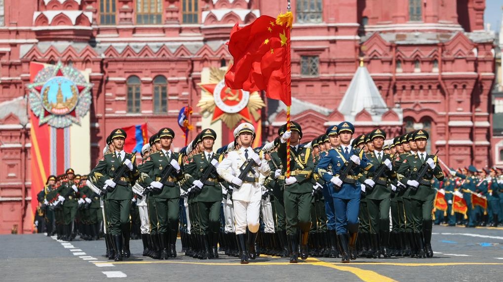 Chinese PLA Guard of Honor attends Russia's Victory Day parade