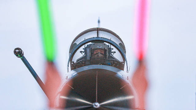 Pilot completes nighttime flight training