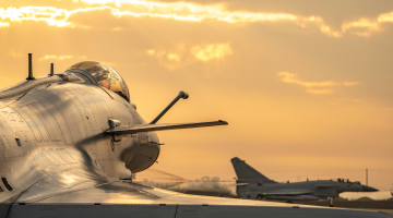 Pilot performs inspections on J-10 fighter jet