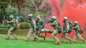 PAP troops in combat training