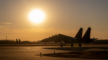 J-11 multi-role fighter jets in force-on-force training