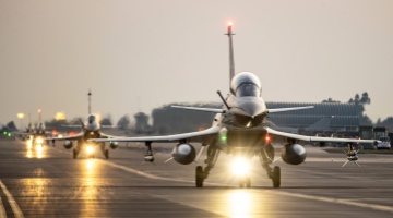 J-10 Fighter Jet Takes Off for Training