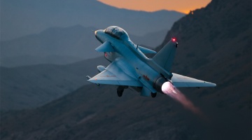 J-10 fighter jets in flight training
