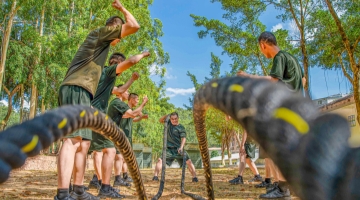 PAP soldiers conduct physical exercise