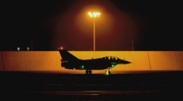 J-10 fighter jets engage in nighttime training