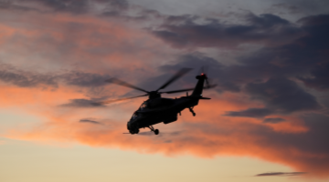 Multi-type helicopters engage in flight training