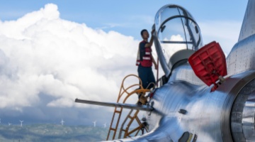 J-10 fighters engage in round-the-clock flight training
