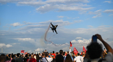 Airshow in Istanbul, Türkiye