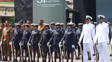 Parade held to celebrate 57th anniversary of independence in Mauritius