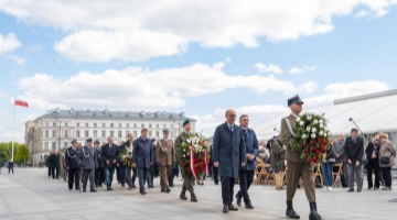 Ceremony commemorating 80th anniv. of WWII victory in Europe held in Warsaw