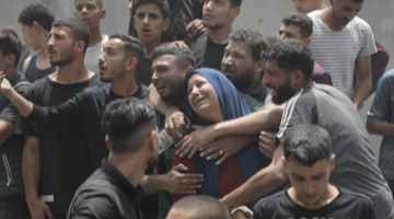 At least 64 Palestinians killed in Israeli attacks on Gaza Strip: civil defense