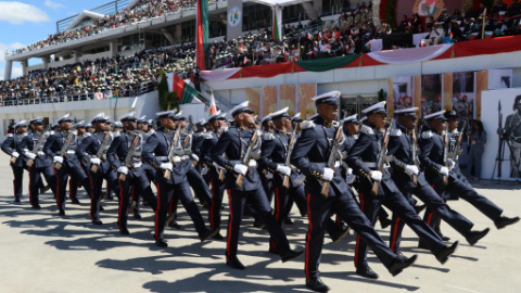 Military parade held to mark 65th anniversary of Madagascar's independence