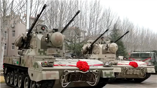 PLA combined-arms brigade receives multi types of new equipment