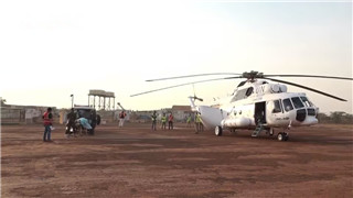 Chinese peacekeeping helicopter completes emergency medical evacuation in Abyei