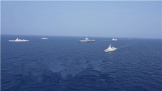 Task group of aircraft carrier Shandong returns to home port after first far sea exercise