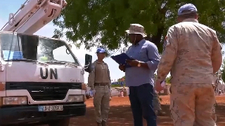 Chinese peacekeepers in South Sudan (Wau) passes 2nd quarter UN equipment inspection