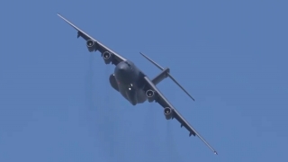 Y-20 aircraft in round-the-clock flight training