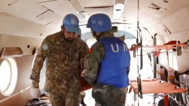 Chinese peacekeeping medical contingent to DRC conducts joint drill with Pakistani counterpart