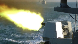 Frigate flotilla conducts live-fire drill