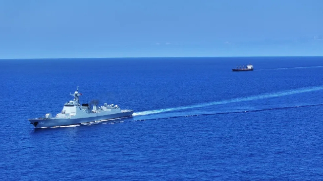 Chinese naval escort taskforce escorts foreign ships