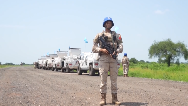 Chinese peacekeepers to South Sudan (Juba) complete long-distance armed escort mission