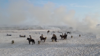 Horsemanship Training for Chinese Border Defense Troops 