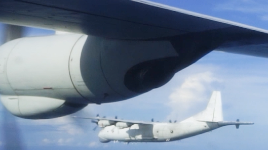 Anti-submarine patrol aircraft team up in training