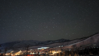 Fairytale Night View in Altay, Xinjiang
