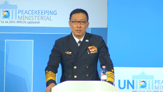 China's defense chief outlines six proposals to support UN peacekeeping reform