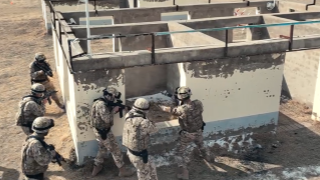 Armed Police Soldiers in Counter-terrorism Training