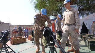 Chinese peacekeeping helicopter unit to Abyei passes UN equipment inspection