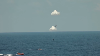 Chinese Naval Sailors Conduct Maritime Emergency Rescue Drill
