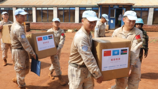 Chinese peacekeepers donate supplies to children's hospital in South Sudan