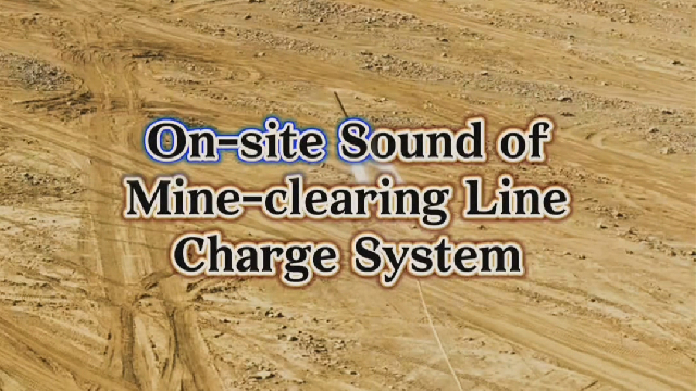 On-site Sound of Mine-clearing Line Charge System