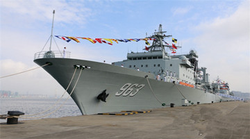 China commissions two new naval comprehensive supply ships